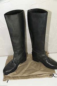 Botas de Equitación Cuero Negro golden goose Talla 36UK 3,5 Nuevas/Caja Valor - Picture 1 of 6