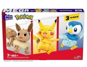 Pokémon Mega Construx Build & Show Trio, 583 pc. NEW - Picture 1 of 1