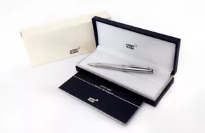 Refurbished Montblanc Meisterstuck Full Silver Barley Ballpoint Pen - 104555 - Picture 1 of 3