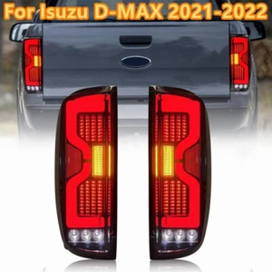 Per Isuzu D-MAX 2020-2022 Coppia Fanali Posteriori LED Sequenziali Lampeggianti Set - Foto 1 di 8