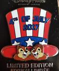 Disney Fourth 4th of July 2017 - Chip & Dale LE Stars and Stripes Pin