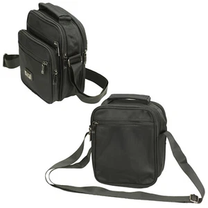 Bandolera de hombre negra bolsa de trabajo bolso de hombro mensajero bolso de hombre - Imagen 1 de 5