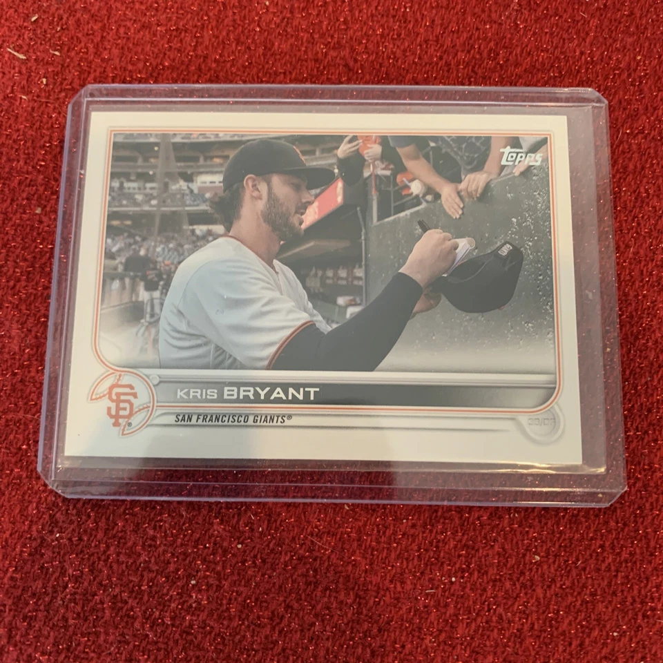  2022 Topps Series 1 #86 Kris Bryant SP Photo Variation San Francisco Giants 560 - Image 1 of 2