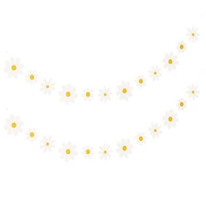 Daisy Flower Birthday Party Decorations Daisy Happy Birthday Banner for Daisy... - Picture 1 of 5