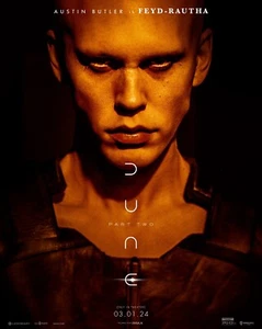 DUNE 2 POSTER TIMOTHEE CHALAMET OSCAR ISAAC BROLIN SKARSGARD BAUTISTA ZENDAYA - Picture 1 of 1