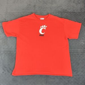 Cincinnati Bearcats Shirt Majestic Section 101 Men XL Red Short Sleeve