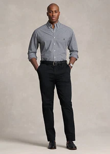 Ralph Lauren Polo Men's Gingham Stretch Poplin Shirt, Multi, LT - Picture 1 of 5