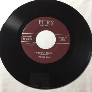Tarheel Slim – Wildcat Tamer / Number 9 Train 7", 45 RPM - Picture 1 of 4
