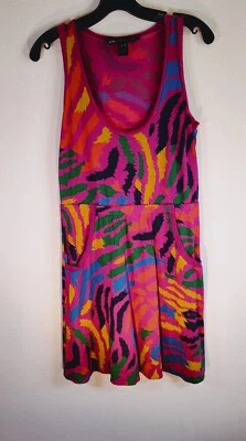 Vestido Marc By Marc Jacobs Estampado Geométrico Con Bolsillos Talla Pequeña Foto 1 de 4