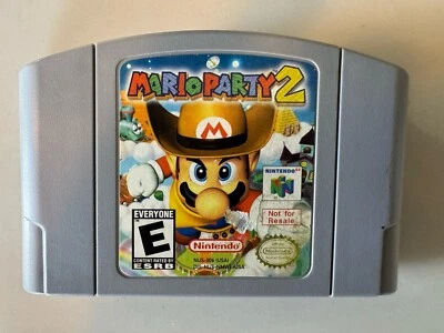 Mario Party 2 n64 Not For Resale NFR Nintendo 64 Authentic NFR Great Condition - Image 1 of 4