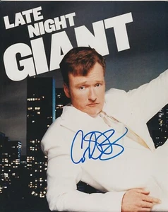 CONAN O'BRIEN SIGNED LATE NIGHT 8X10 PHOTO - Picture 1 of 1
