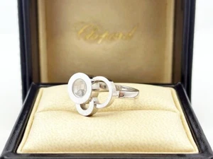 Chopard Happy Bubbles 18K White Gold Diamond Ring Limited Edition 826982 - Bild 1 von 10