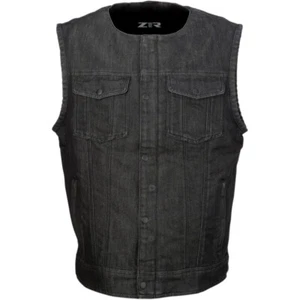 Z1R Ganja Denim Vest (Black) L - Picture 1 of 1