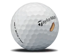 TaylorMade TP5 HOT DOG Golf Ball - One Ball - Brand New - Picture 1 of 1