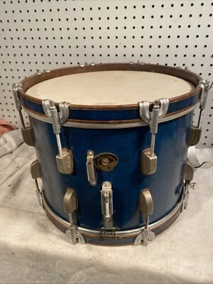 Vintage Leedy and Ludwig 14x12 Drum Remo Weather King Ambassador Batter Snare - Image 1 of 4