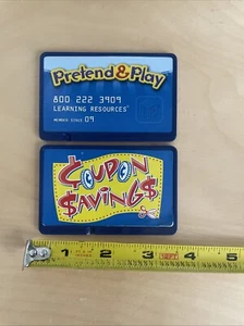 Learning Resources~Pretend Play~Cash Register Replacement~Credit Card #1 *READ* - Picture 1 of 8