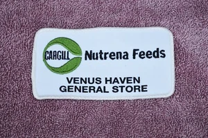 Vintage Cargill Nutrena Feeds Venus Haven General Store Berretto Uniforme Patch** - Foto 1 di 2