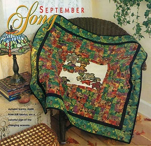 Trapunta Canzone Settembre Modello Pieced/Applique CH - Foto 1 di 1
