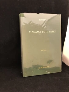 MADAMA BUTTERFLY Vocal Score G SCHIRMER OPERA SCORE 1963 EDITION GIACOMO PUCCINI - Picture 1 of 8