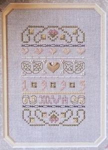 The Drawn Thread Cross Stitch Pattern Sterling Sampler Needlework No Charm - Picture 1 of 3