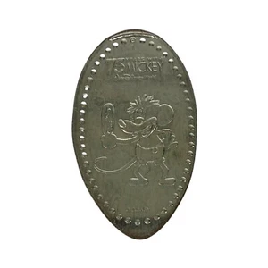 MICKEY MOUSE 75 YEARS PRESSED ELONGATED SMASHED QUARTER DISNEY NOT PENNY - Picture 1 of 1