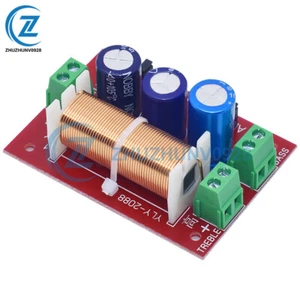 New 400W Adjustable 2 Way Crossover Filter Frequency Divider Board Treble Bass - Picture 1 of 6