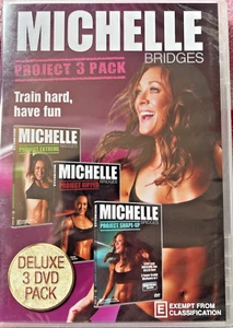 MICHELLE BRIDGES PROJECT 3 PACK 3 DISC SET DVD SEALED *BRAND NEW* - Picture 1 of 3