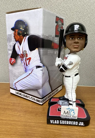 VLAD GUERRERO JR LANSING LUGNUTS SGA 7/31/21 BOBBLEHEAD TORONTO BLUE JAYS RARE! Cover