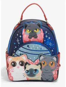 Disney The Marvels Flerken Kittens Mini Backpack Box Lunch Exclusive NWT - Picture 1 of 4