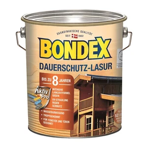 BONDEX Dauerschutz-Lasur 4 LTR Wetterschutzlasur Fensterlasur Türenlasur - Bild 1 von 8
