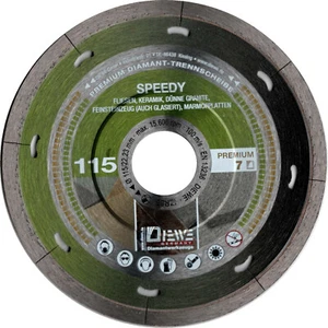 Diamant-Trennscheibe Diewe®  "Speedy", 115mm & 125mm, Feinsteinzeug, Keramik, - Bild 1 von 6