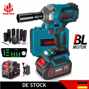 1200NM Für Makita 18V Akku Schlagschrauber Akkuschrauber 1/2" Schrauber Ratsche - Bild 1 von 15