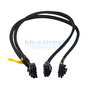 10pin to 8+8pin Power Supply Cable for HP ProLiant DL580 G7 and GPU 50cm - Picture 1 of 18