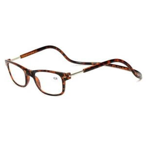 Click Verstellbare Magnetische Front Connect Lesebrille Neu Vollrandbrille - Bild 1 von 17