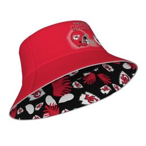Kansas City Chiefs Adult Fisherman's Hat Reflective Bucket Hat Helmet style