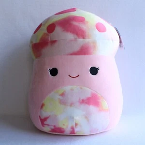 Squishmallow RACHEL the MUSHROOM 14" pillow squishy 14 inch plush PINK TIE DYE - Picture 1 of 7
