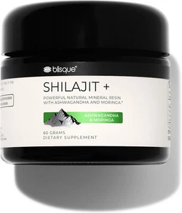 Blisque -( Pure Himalayan Organic Shilajit Resin Supplement | with Organic best) - Picture 1 of 7