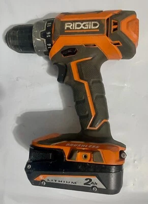Taladro inalámbrico compacto de iones de litio RIDGID Fuego R86008 18 V - naranja/negro Foto 1 de 2