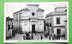 Cartolina - Vazzano - Chiesa Parrocchiale - Piazza Umberto - 1940 ca. - Picture 1 of 1