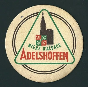 Beer Mat / Coaster / Sous-bock, BIERE D'ALSACE ADELSHOFFEN (France) - Picture 1 of 2