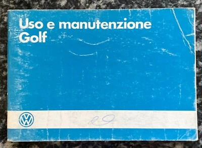 VOLKSWAGEN GOLF Uso e manutenzione 1985 - Immagine 1 di 3