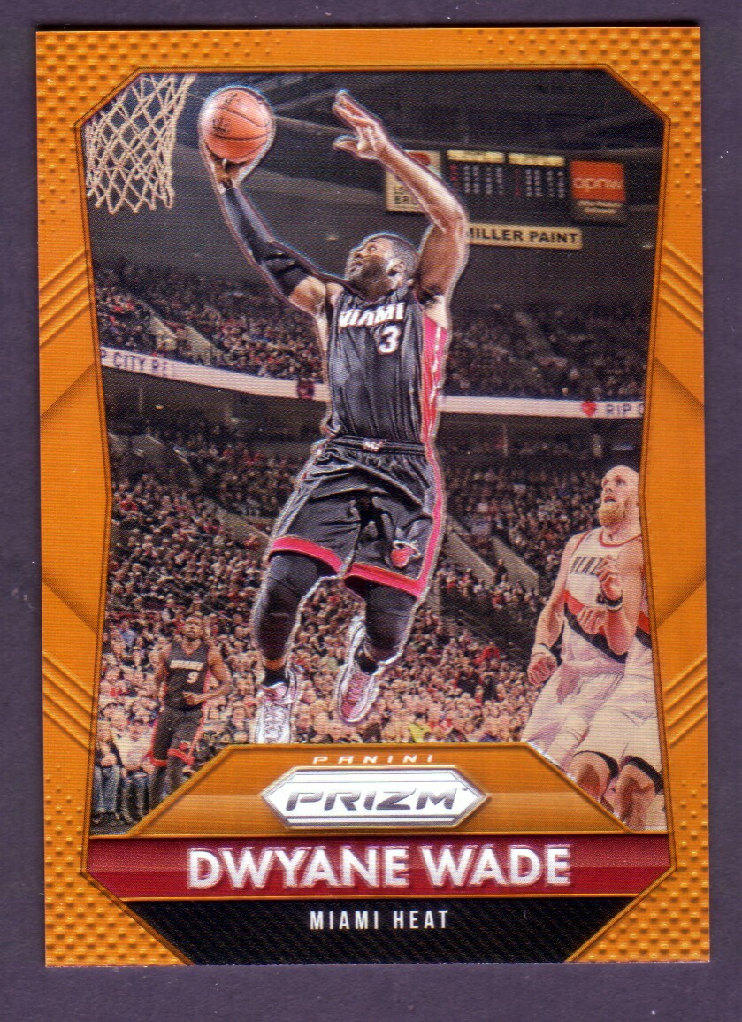 Dwyane Wade 2015-16 Prizm Orange Refractor 36/65