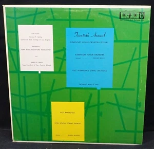 Kern County Elementary School Honor Orchestra Festival 1967 - Picture 1 of 4