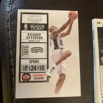 2010-11 Playoff Contenders нашивки - #42 Ричард Джефферсон - Изображение 1 из 2