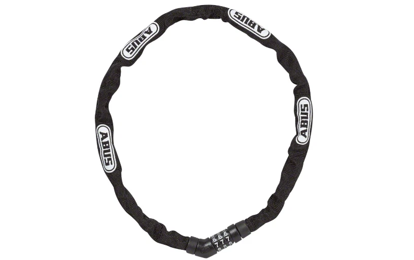 ABUS Steel-O-Chain 4804C Combination Lock: 75/4mm, Black - Image 1 of 1