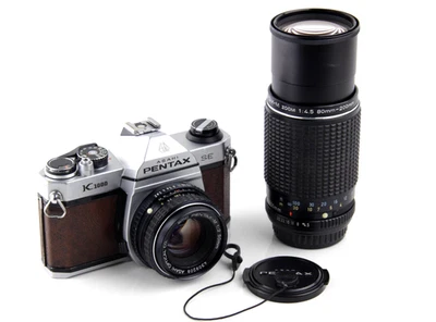 PENTAX K1000 SE MARRÓN, KIT DE FOTOGRAFÍA, FUNCIONA EXCELENTE, ESTADO, SELLOS DE LUZ NUEVOS Foto 1 de 4