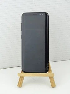 Samsung Galaxy S8 SM G950W 64GB Black Unlocked - Cracked Screen & Back Glass - Picture 1 of 13