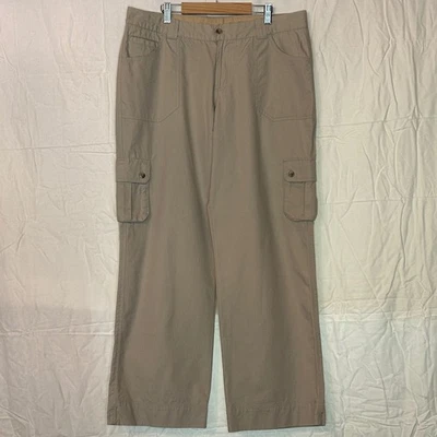 Pantalones cargo Columbia Sportswear exterior senderismo utilitario caqui para mujer talla grande 14 Foto 1 de 4
