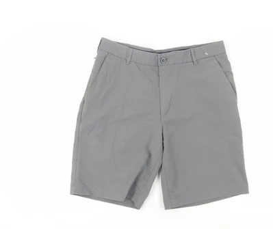 IZOD Men's Grey Chino Shorts - Regular Fit, Size M - Image 1 of 4