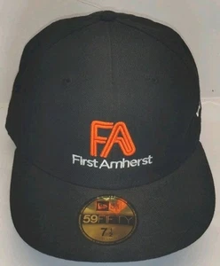 First Amherst Cap Mütze New Era 59fifty Fitted Schwarz 7 1/2 - Bild 1 von 8